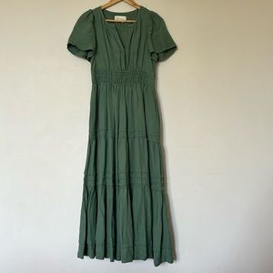 Anthropologie Green Dress